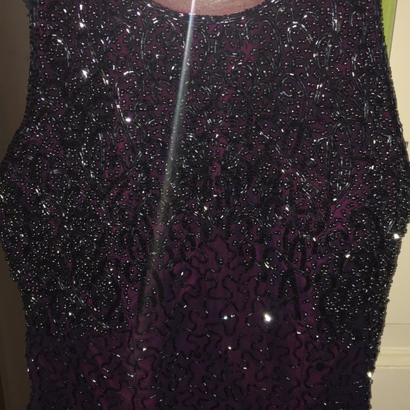 Stunning CACHE Formal Beaded Formal Prom Gown - Picture 4 of 8